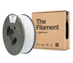 PETG-Filament, schneeweiß