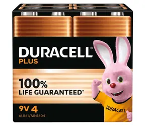 Duracell PLUS 9V / Batterie / Alkaline / 6LR61 / 2 Stück