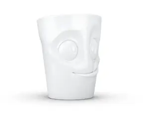 Fiftyeight Lecker weiß / Becher / 350 ml / Porzellan