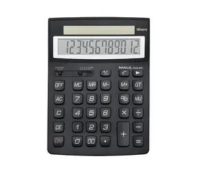 Maul ECO 950 schwarz / Tischrechner / 12-stellig / solarbetrieben