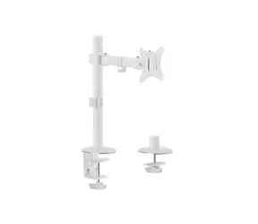 Equip Desktop-Monitorhalterung 17"-32" Weiß / Monitorhalterung / VESA 75-100 mm / Tragkraft 9 kg / 360° drehbar