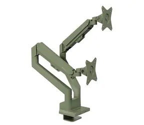 Arozzi Alzare Neo Duo grün / Tischhalterung für 2 Monitore / 17-32" / VESA 75x75-100x100 / Tragkraft 9 kg