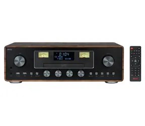 AKAI AM-100 RHAPSODY braun, schwarz / Mikrosystem / Bluetooth 5.0 / DAB+/FM / CD/USB / 30 W RMS