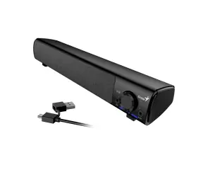 Genius Kabellose Soundbar 220BT Schwarz / Lautsprecher / Bluetooth / USB / 4 W