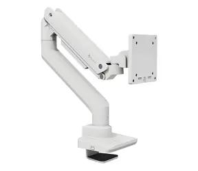 Arozzi Alzare Neo Pro weiß / Tischmonitorhalterung / VESA 75-100 mm / Tragkraft 20 kg / Höhenverstellbar