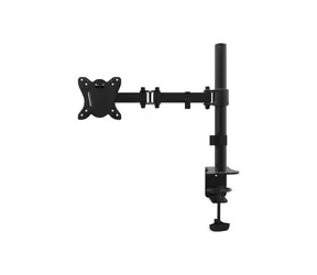 Equip für den Schreibtisch, schwarz / Tischhalterung für Monitore / 13"-27" / Tragkraft 8 kg / Ausladung des Arms 42,8 cm