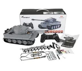 AMEWI RC-Panzer Tiger I, grau / 1:24 / RTR / IR-Kampffunktion / 2,4 GHz