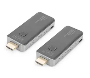 Digitus DS-55318 schwarz / Kabelloser HDMI-Extender / Reichweite 50 m / Full HD 60 Hz / Wi-Fi 5 GHz / WPA2