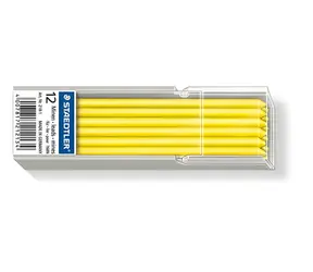 Staedtler Lumocolor Ersatzmine gelb / 3 mm / 70 mm / 12 Stück.