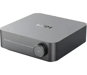 WiiM Amp, dunkelgrau / Streaming-Verstärker / 60 W/120 W / HDMI ARC / WLAN / Bluetooth 5.0 / AirPlay 2