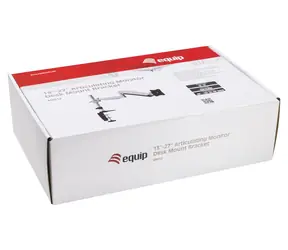 Monitorarm für Equip , silber / Monitorarm / 13-27 Zoll / VESA 75/100 / 9 kg
