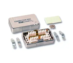 EFB Cat6 LSA-Anschlussmodul Silber / Anschlussmodul / LSA-Klemmenblock / 250 MHz / Cat6