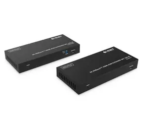 Digitus HDBaseT HDMI KVM-Extender-Set / Signalverlängerer / 4K 60Hz / USB 1.1 / 150 m / CAT6-8