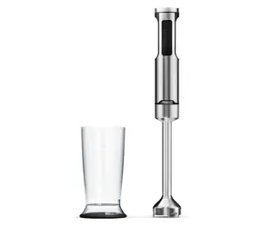 Princess 221233 Prof XXL / Stabmixer / 1500 W / 5 Geschwindigkeitsstufen / Edelstahl / Messbecher 0,8 l