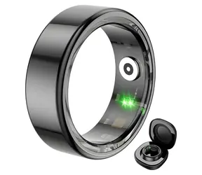 COLMI R02 Größe 11 (20,3 mm) schwarz / Smartring / Bluetooth 5.0 / IP68 / Ladehülle