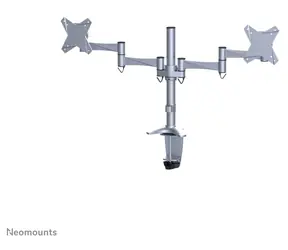 Neomounts FPMA-D1330DSILVER silber / Desktop-Monitorhalterung / für 2 Monitore / 10-27" / Tragkraft 9 kg