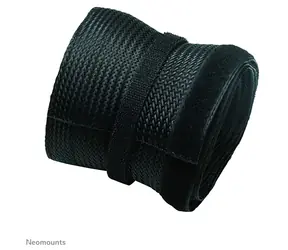Neomounts Kabelschutzschlauch 2 m schwarz / Kabelschutzschlauch / Kunststoff / für bis zu 10 Kabel