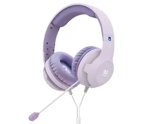 HORI Gaming-Headset Lavendel / Gaming-Kopfhörer mit Mikrofon / für Nintendo Switch 2 / 3,5-mm-Klinkenstecker