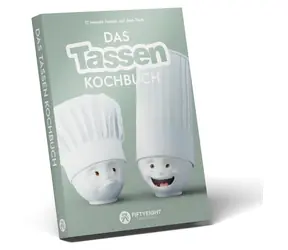 FIFTYEIGHT Kochbuch im Becher Das Tassen Kochbuch / Cookbook / 18,5 × 25 cm