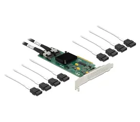 DeLock PCI Express x8 / SATA-Controller / PCIe 2.0 / 8x SATA 6 Gbit/s / Hot-Swap