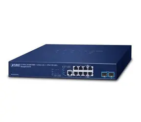 Planet MGS-6320-8T2X / Switch / L3 Managed / 8x GbE RJ45 / 4X 2,5G RJ45 / 2x SFP+ 10G