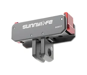 Sunnylife AD017 schwarz / Magnetischer Adapter / 180° / DJI OSMO Nano, 360, Action / 1/4"-Gewinde
