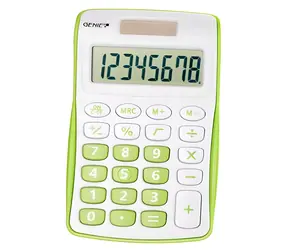 Genie 120 G grün / Taschenrechner / 8-stellig / solar- und batteriebetrieben