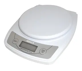 GENIE 3606 EDS Waage, weiß / Wiegekapazität 5 kg / Teilung 1 g / Tara-Funktion