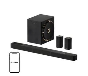 Ultimea Skywave X60 / Soundbar / 7.1.4 / Dolby Atmos / Bluetooth 5.4 / HDMI eARC / kabelloser Subwoofer