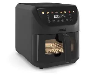Princess SlimFry 182476 / Heißluftfritteuse / 8 l / 2000 W / 80-200 °C / 8 Programme