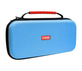 Trust GXT 1251B Hartschalenetui blau / Hülle für Nintendo Switch 2 / Fach für 12 Spiele / stoßfest