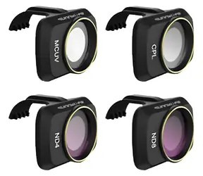 Sunnylife MM-FI9257 / Drohnenfilterset / CPL / ND4 / ND8 / UV / DJI Mini 2, Mini 2 SE