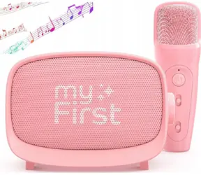 myFirst Karaoke-Set Voice 2 pink / Mikrofon und Lautsprecher / kabellos / Soundeffekte