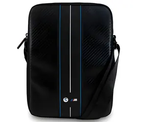 BMW Tasche Carbon Blue Stripes 8" schwarz / Tasche