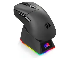 Redragon Ebony Black / Kabellose Gaming-Maus / Optisch / 24000 DPI / USB / RF 2,4 GHz