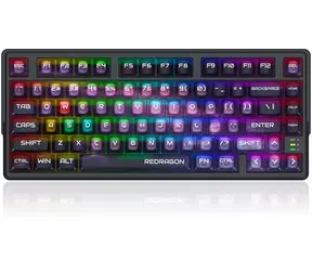 Redragon Bartlett Magnetic schwarz / Gaming-Tastatur / mechanisch / Redragon UltraMag / kabellos / hintergrundbeleuchtet