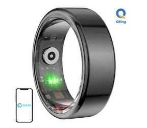 Colmi R02 Größe 10, schwarz / Smart-Ring / Bluetooth 5.0 / IP68 / 6 Tage Akkulaufzeit
