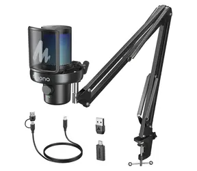 Maono DM40 S Pro schwarz / Gaming-Mikrofon / kabellos / Kondensator / USB-C / 20 Hz - 20 kHz