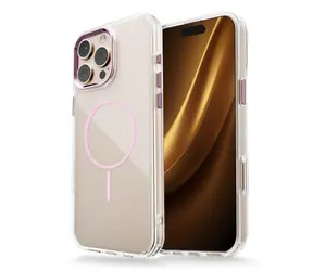 CPA Clear Thin Mag pink / Schutzhülle / Apple iPhone 17 Air 6,6" / MagSafe / PC+TPU