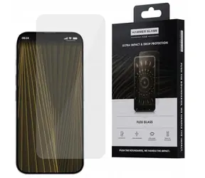 Hammer Glass Flex für Samsung Galaxy A56 5G / Schutzglas / Hybrid / 0,3 mm / Oleophobe Beschichtung