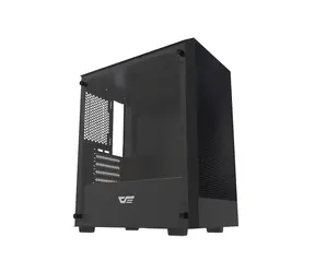 Darkflash M305 schwarz / Computergehäuse / Micro-ATX / gehärtetes Glas / lüfterlos / USB 3.0