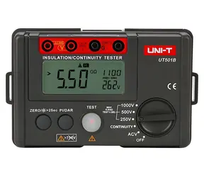 UNI-T UT501B / Isolationswiderstandsmessgerät / 250/500/1000 V / bis zu 5 G / PI- und DAR-Funktionen