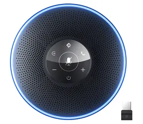 EMEET OfficeCore M220 schwarz / Konferenzlautsprecher / 4 Mikrofone / Bluetooth / USB-C / 2er-Set