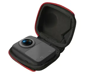 Telesin S6-PRC-22-TDJ schwarz / Schutzhülle / DJI OSMO 360 / PU / Öffnung an der Unterseite