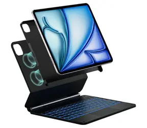 Typecase Edge+ Carbon / Tastaturhülle / Apple iPad Air 13" M2 2024/M3 2025/M4 2026