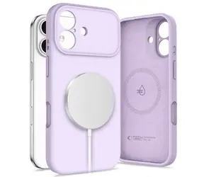 Tech-Protect Silikon MagSafe Hülle Mauve / Schutzhülle / Apple iPhone 17 / MagSafe / Silikon