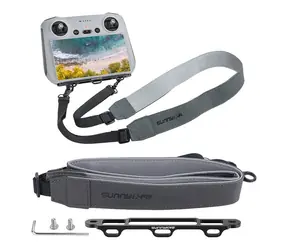 SUNNYLIFE Lanyard-Halterung MM3-GS389 für DJI RC-Controller / Drohnenzubehör / Aluminium + PU-Leder / 62,5-80 cm