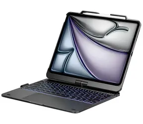 Typecase Flexbook Touch grau / Tastaturhülle / Apple iPad Air 13" M2 2024/M3 2025/M4 2026