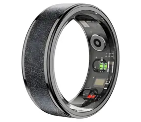 Colmi R10 Größe 7 Schwarz / Smart-Ring / Bluetooth 5.0 / 5 ATM / SpO2 / Schlafüberwachung