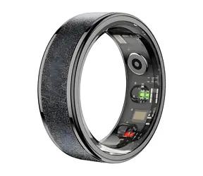 Colmi R10 Größe 12, schwarz / Smartring / Bluetooth 5.0 / 5 ATM / 21,6 mm